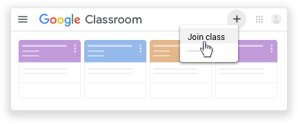 Click Join class Click Join class