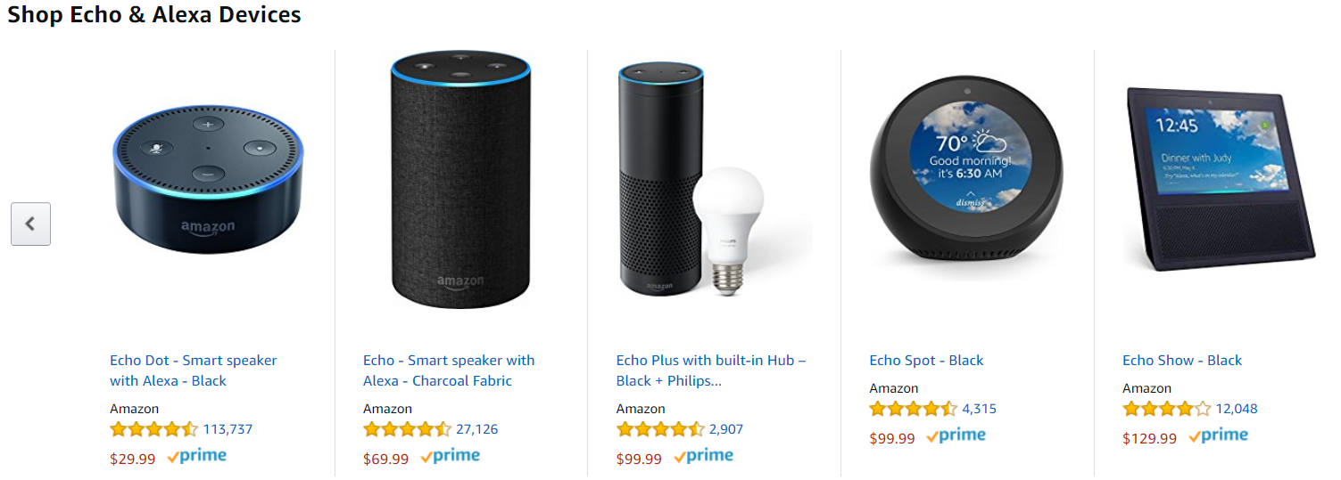 Amazon Alexa Devices