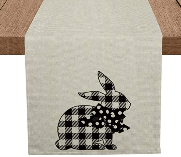 buffalo plaid table runner amazon easter decor