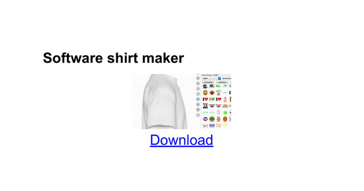Hanes T Shirt Software