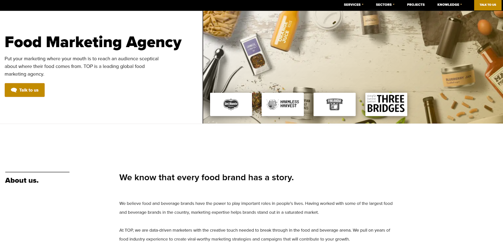 Food marketing agency - top agency