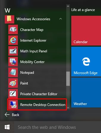 Windows, Remote, Desktop, Connection, network