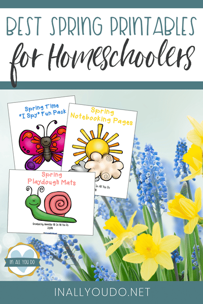 free spring printables homeschool curriculum