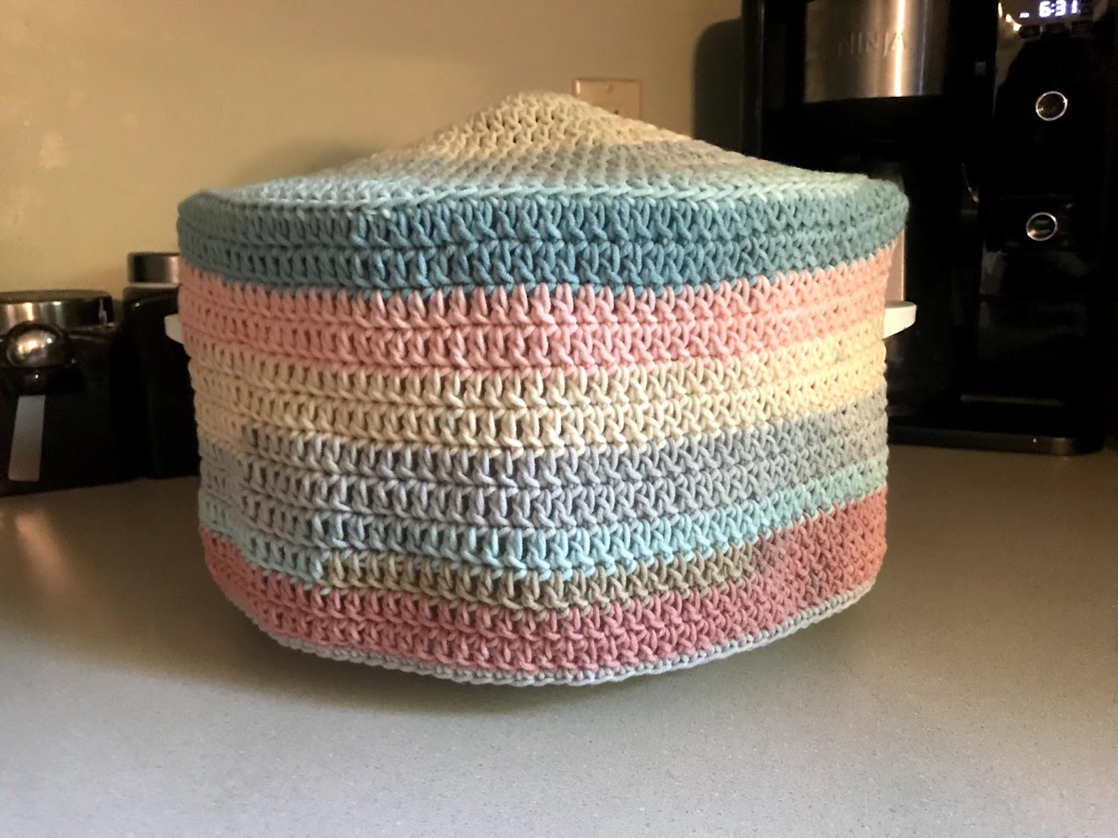 4 quart Hamilton Beach crockpot cover crochet pattern for slow cooker