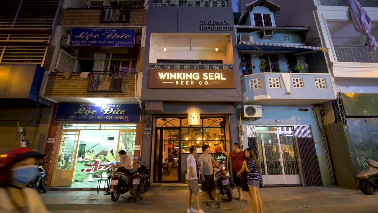 Winking Seal Beer Company Ho Chi  Minh Vietnam
