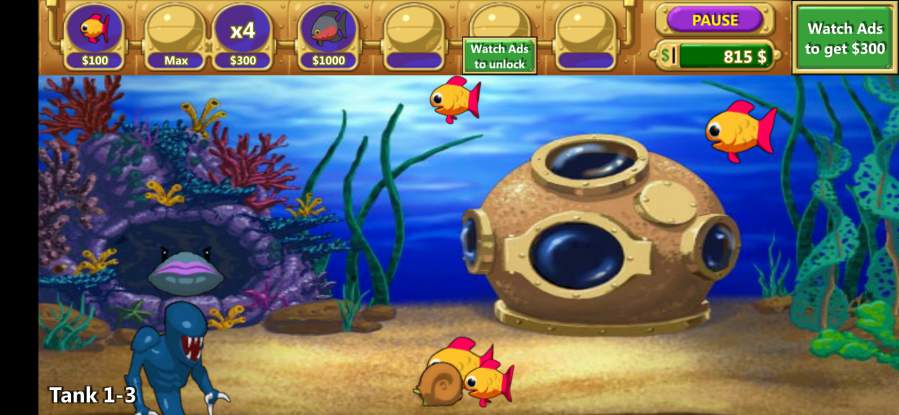 Download Insaniquarium Mod APK Android Ukuran Kecil