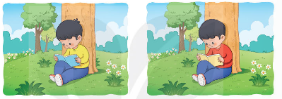 A cartoon of a tree and a grassy hill

Description automatically generated