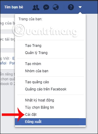 Cài đặt tài khoản facebook