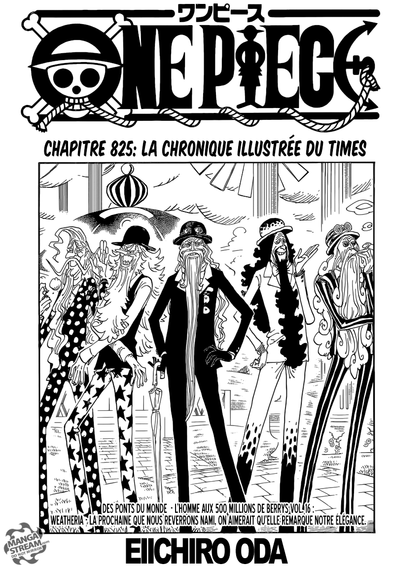 One Piece: Chapter chapitre-825 - Page 1