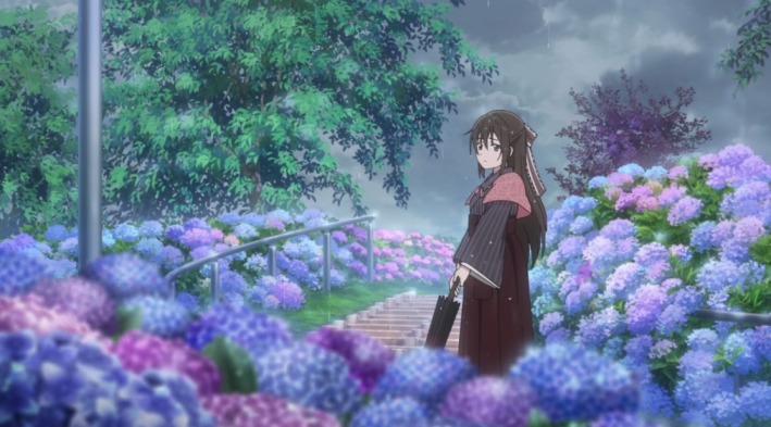 the Hydrangea Staircase