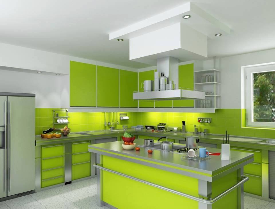 Green Cabinets For A Fresh And Vibrant Kitchen Design