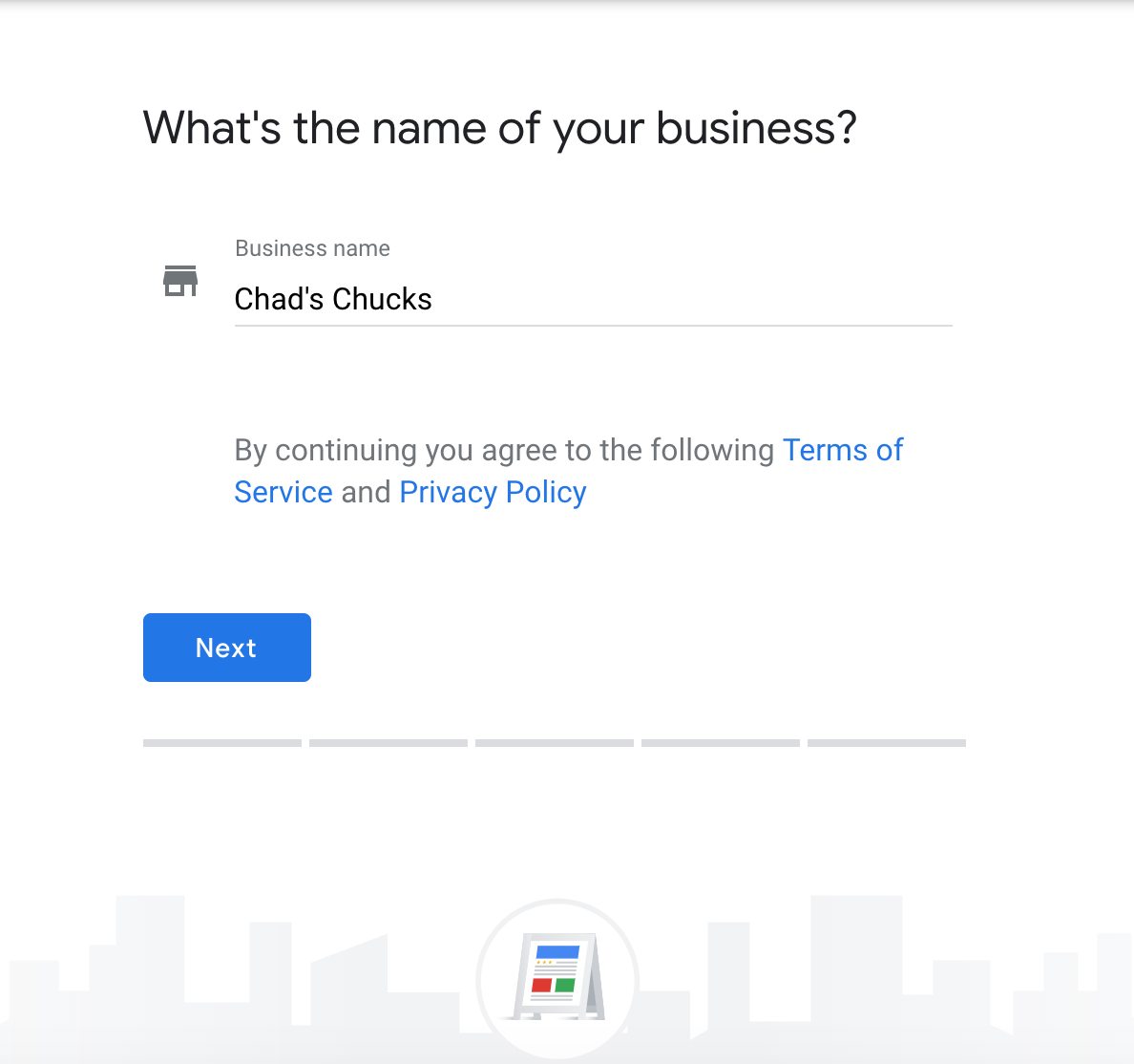 first steps for setting up google my business