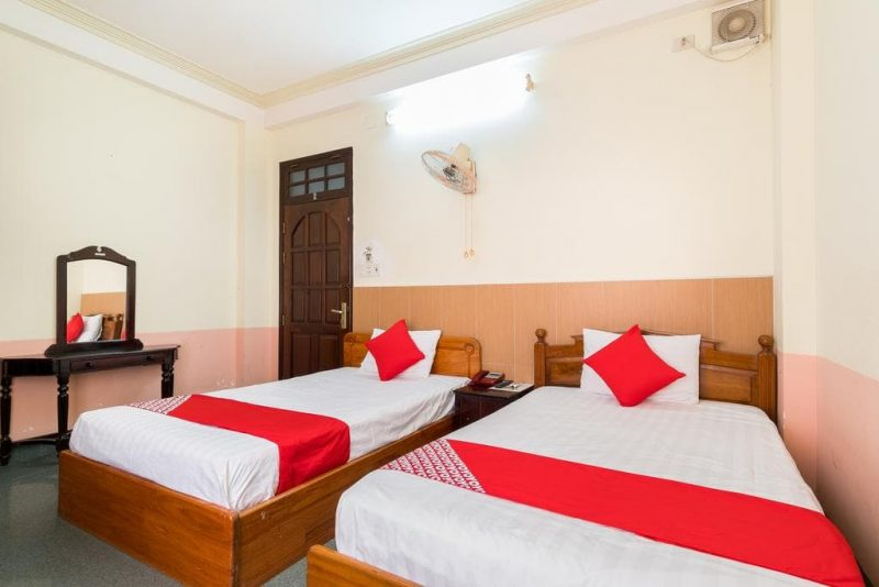Căn phòng với đầy đủ tiện nghi và vô cùng sạch sẽ tại khách sạn 2 sao Mimosa Đà Nẵng