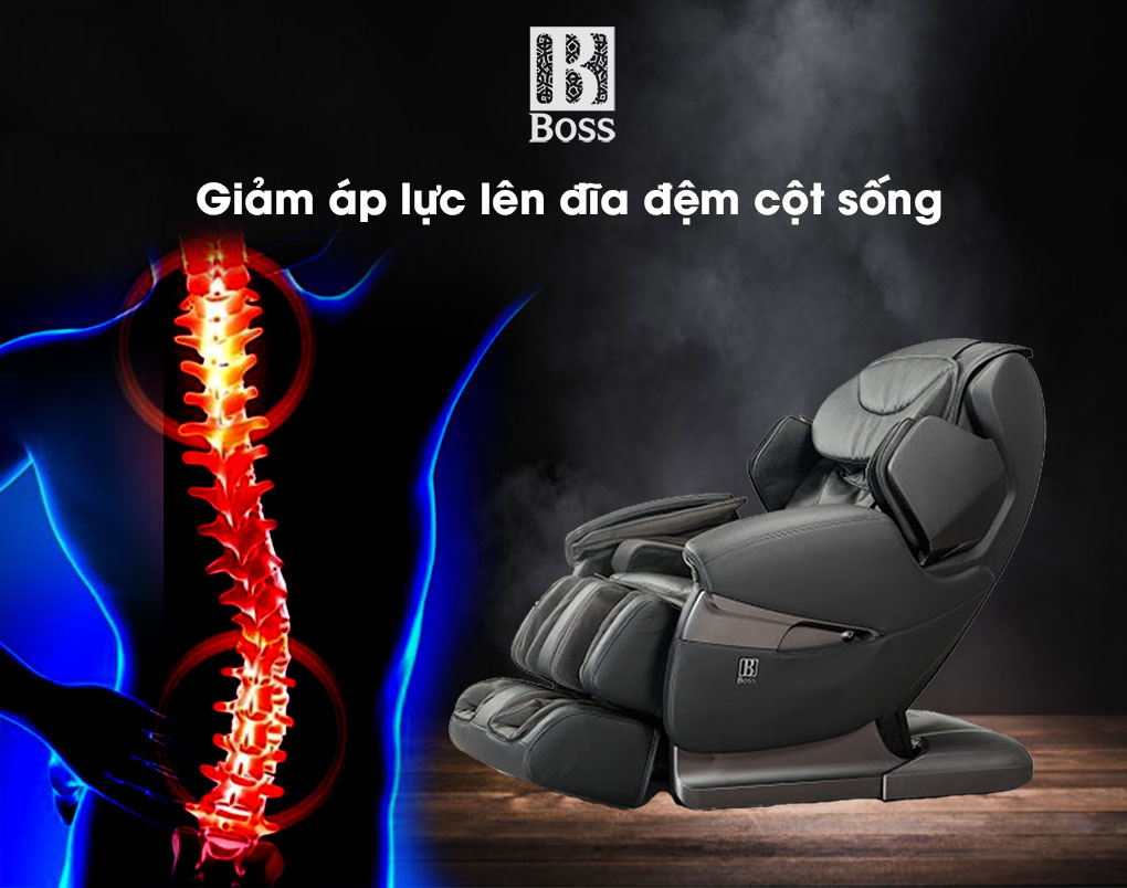 Ghế massage MCB-802 - Giảm áp lực lên đĩa đệm cột sống nhờ nguồn nhiệt hồng ngoại