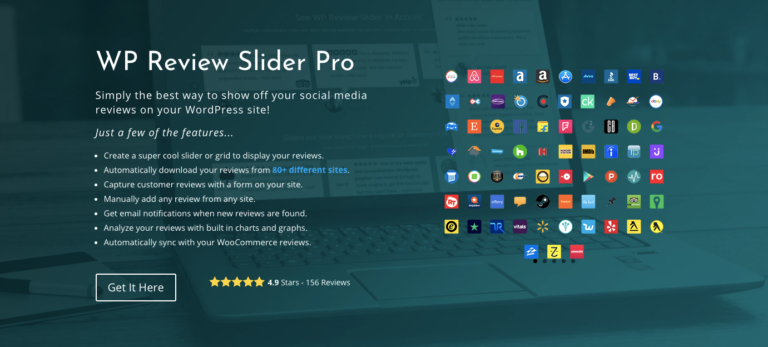 WP Review Slider Pro Plugin pre referencie
