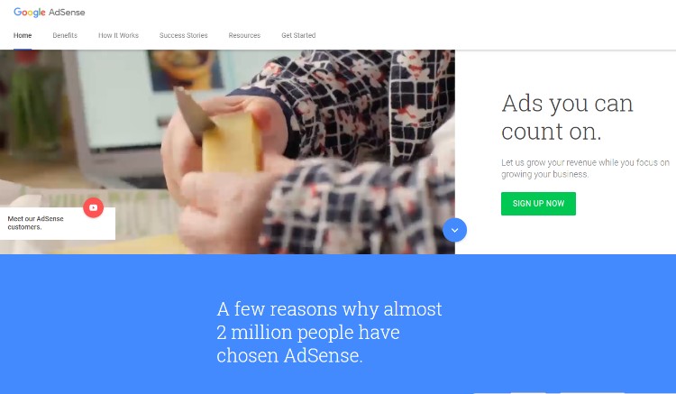 Google Adsense para adicionar anúncios de conteúdo inline ao WordPress