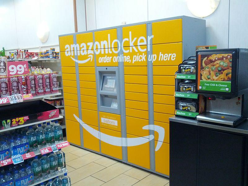 File:Amazon Locker at Baltoro, 345 West 42nd st, Manhattan NYC.jpg