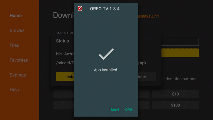 oreo tv