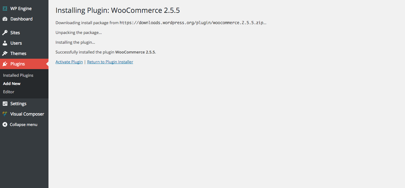Ativar WooCommerce