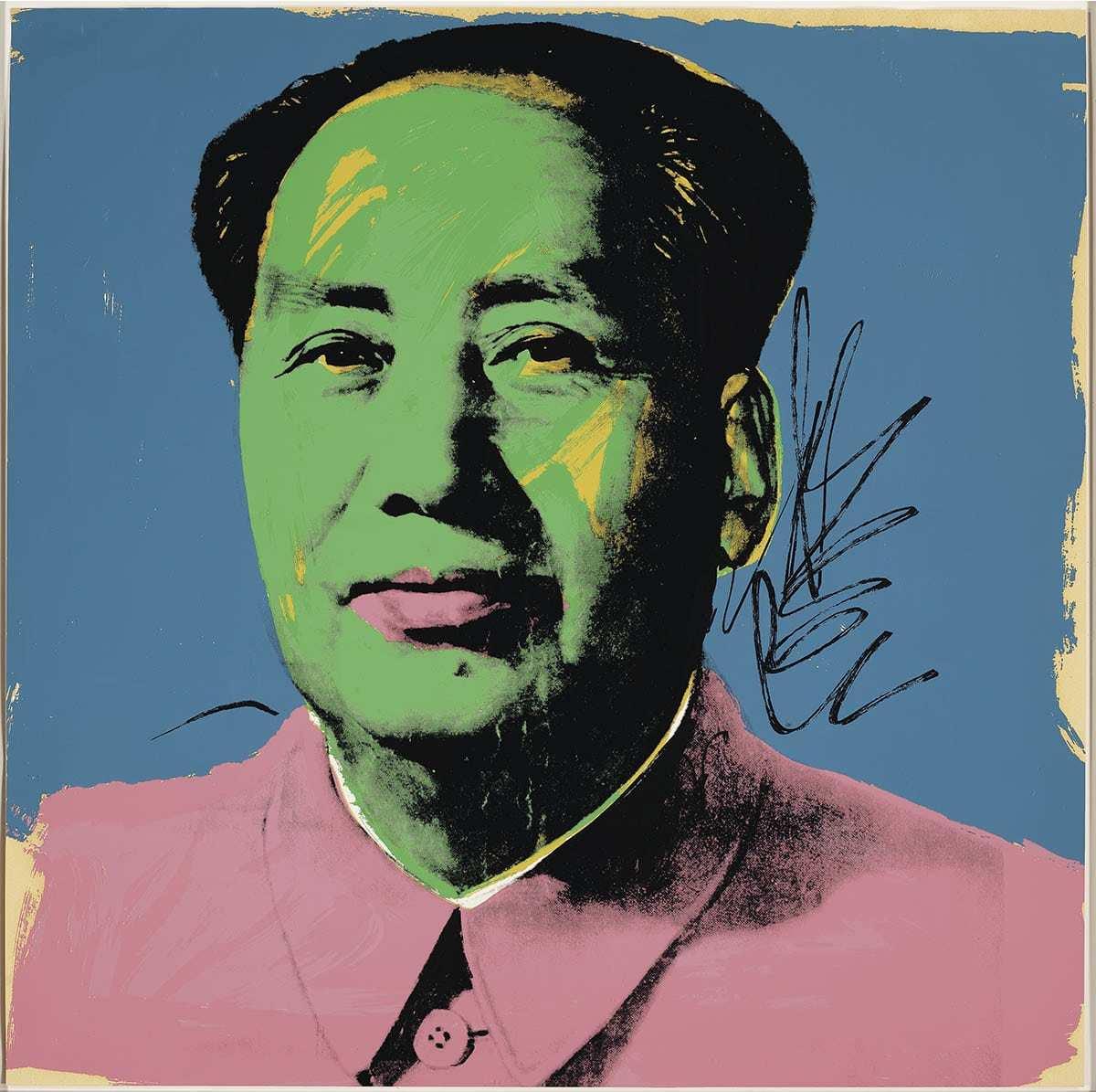 Andy Warhol Mao portrait