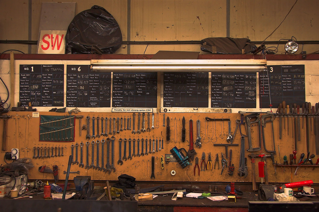 Workbench | You could base an ergonomics lecture around this… | Flickr