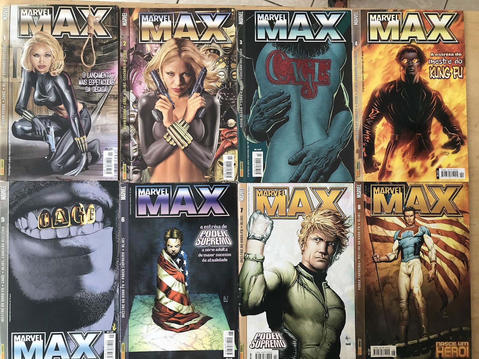 Revistas da Marvel MAX