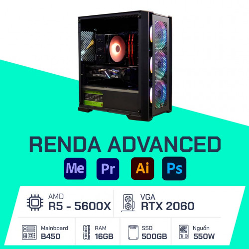 PC Đồ Họa - Renda Advanced - R5 5600X