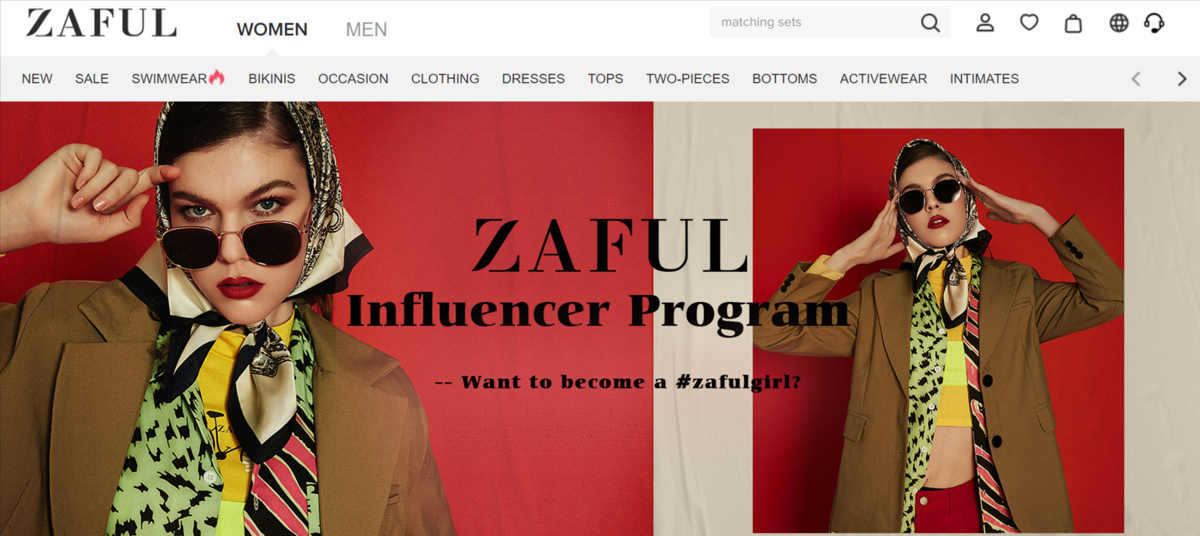  a brand that works with fashion influencers-ZAFUL