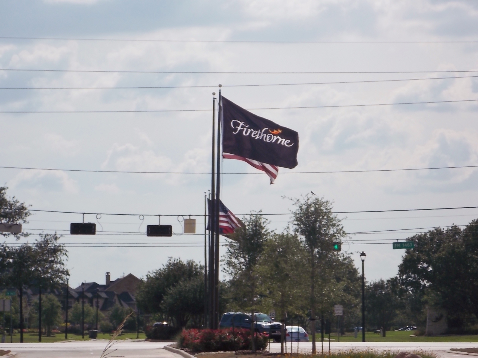 Homes for Sale in Katy’s Firethorne Neighborhood East Section Entrance to Firethorne
