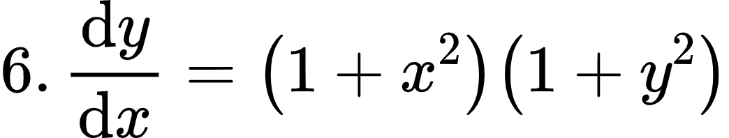 {"type":"align*","id":"1-0-1-0-1-0-0-1-0","code":"\\begin{align*}\n{6.\\,\\diff{y}{x}}&={\\left(1+x^{2}\\right)\\left(1+y^{2}\\right)}\t\n\\end{align*}","font":{"color":"#000000","family":"Arial","size":10},"ts":1603629215108,"cs":"iZh0V3Cg8gcBuFOwEhULpA==","size":{"width":173,"height":32}}