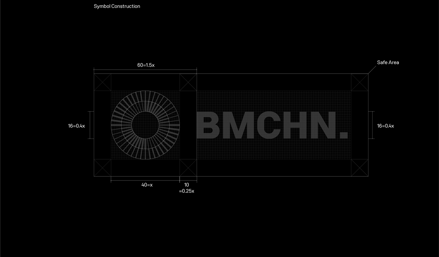 branding and visual identity symbol geometry mechanical circle eye Sun machine logo