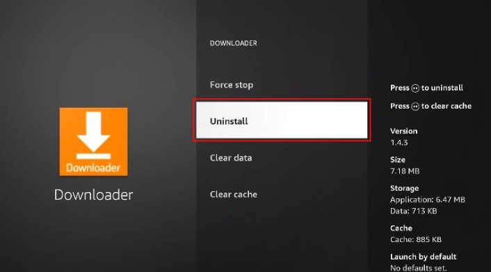 Uninstall Downloader