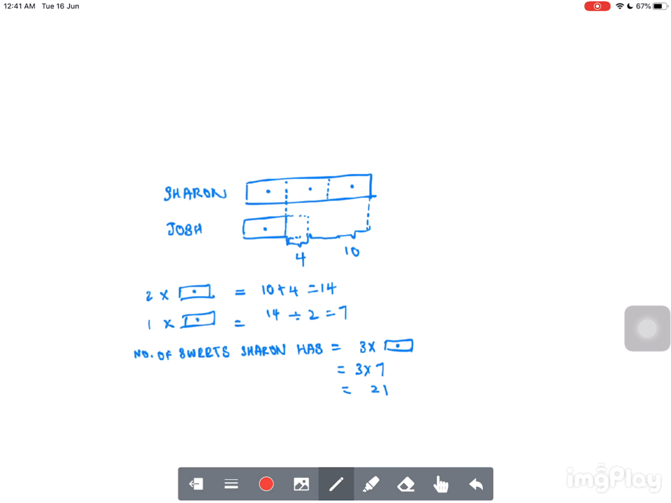 Demonstration by an online tutor annotating on HeyHi's interactive online whiteboard