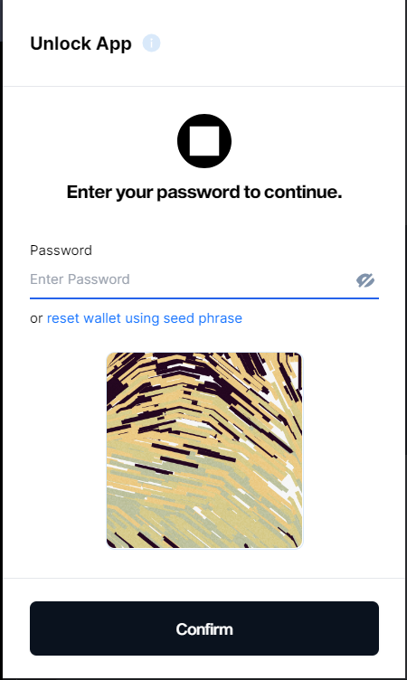 Enter Password BlockWallet