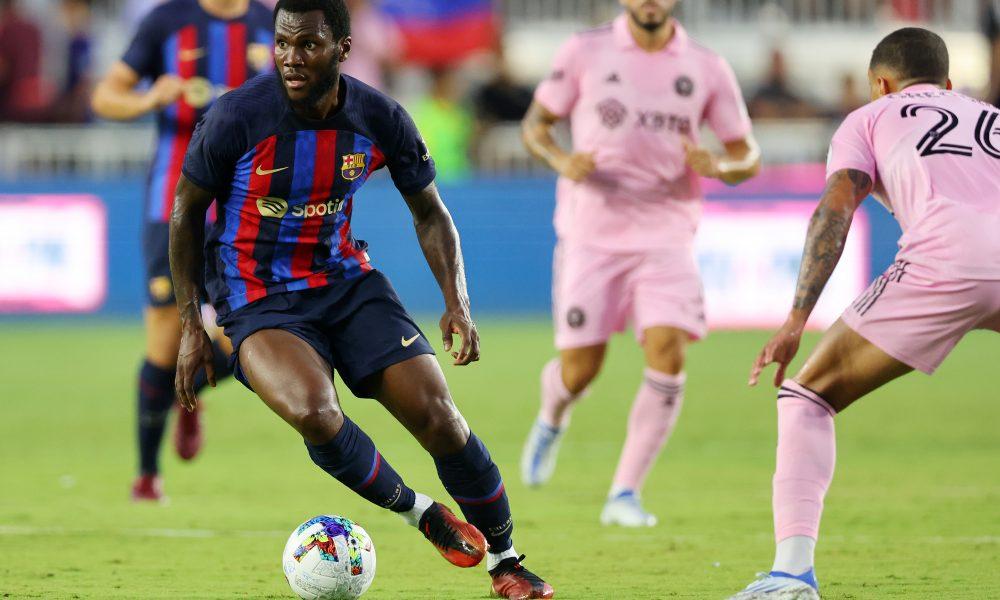 Franck Kessie has impressed in his two outings for Barcelona in America