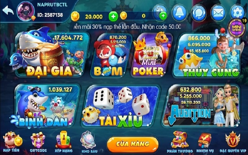 Cổng game Bắn Cá Tài Lộc nạp rút tiền siêu nhanh