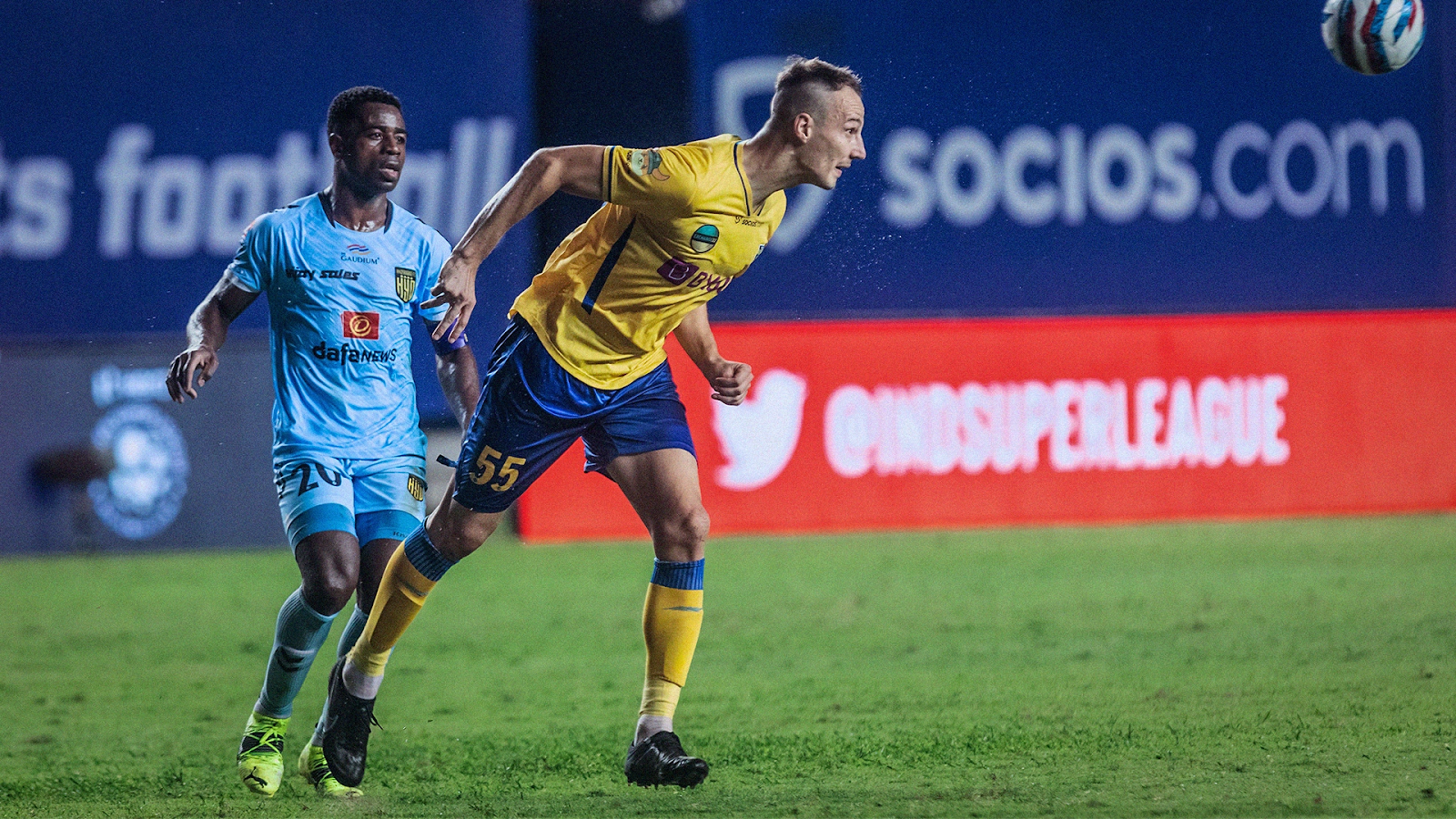 Marko Leskovic was solid as a rock at the back for Kerala Blasters