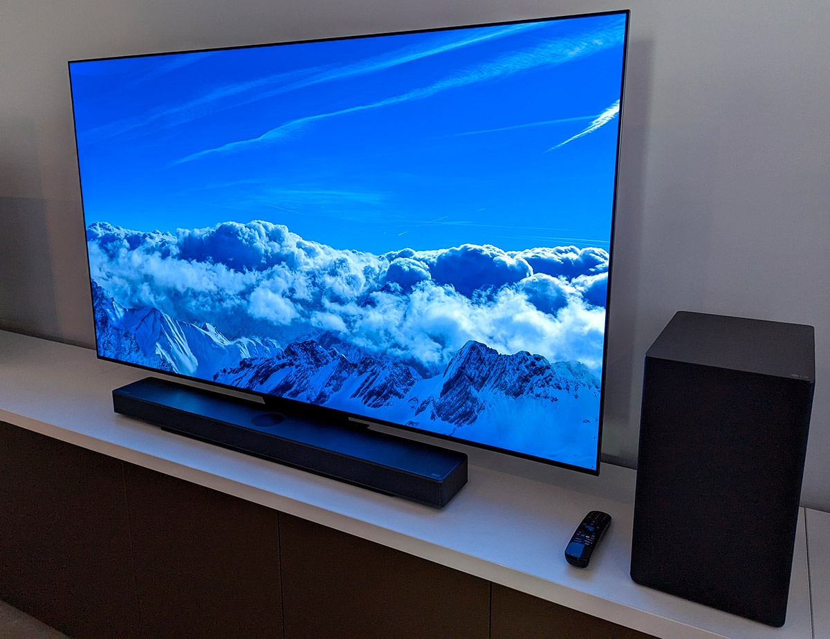 I tested the LG C3 OLED TV's new Dolby Atmos soundbar upgrade feature and…  wow?