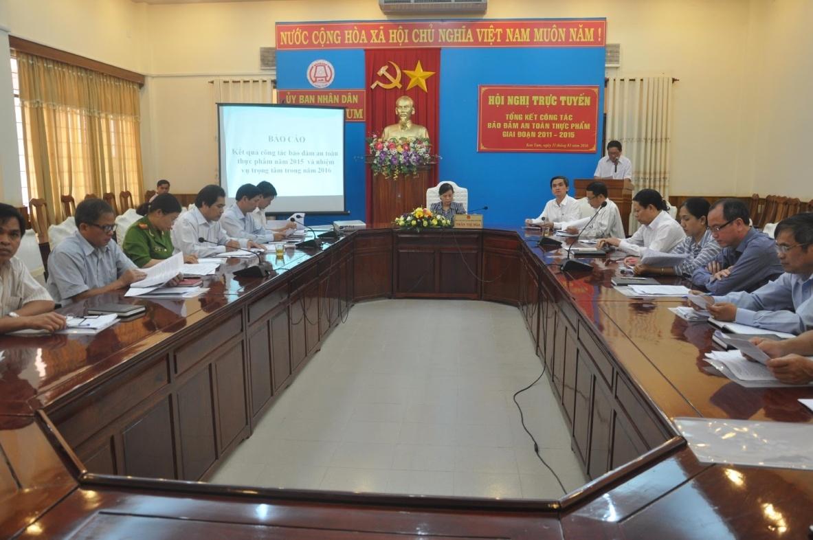 Kết quả hình ảnh cho Ban chỉ đạo an toàn thực phẩm tỉnh Kon Tum
