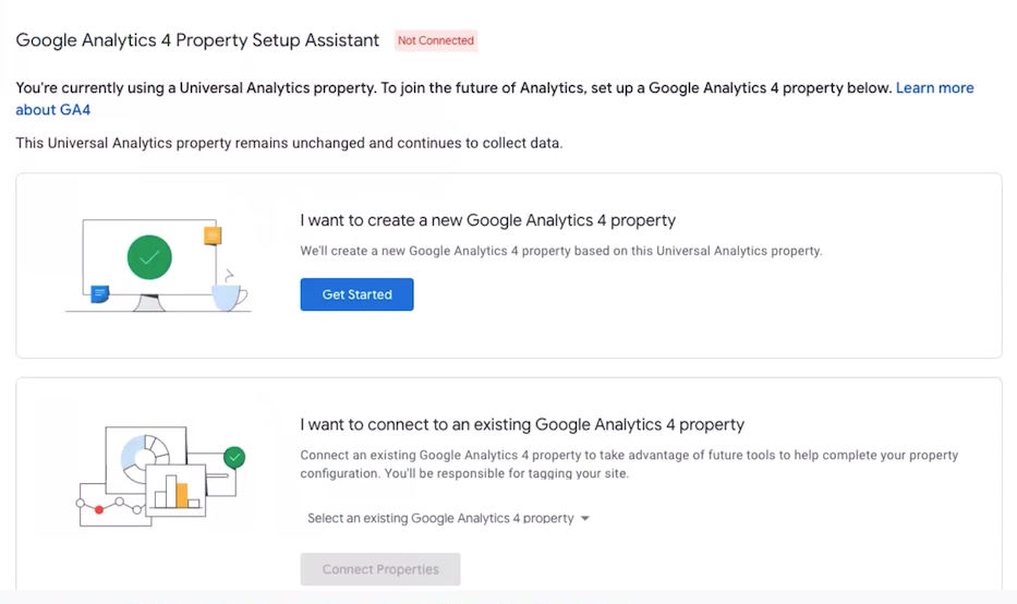 google analytics 4 set up assistant