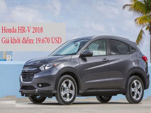 Xe Honda HR-V 2018 - giá từ 19.670 USD (~ 458,5 triệu đồng)