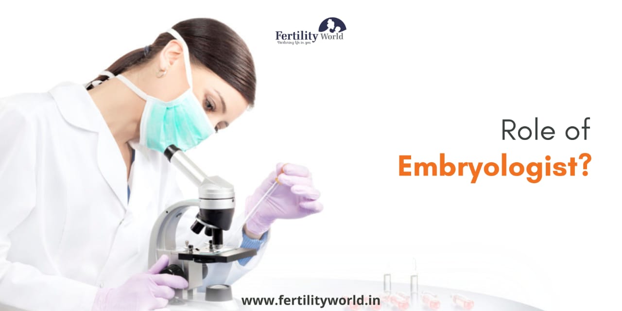 What is the role of the embryologist?