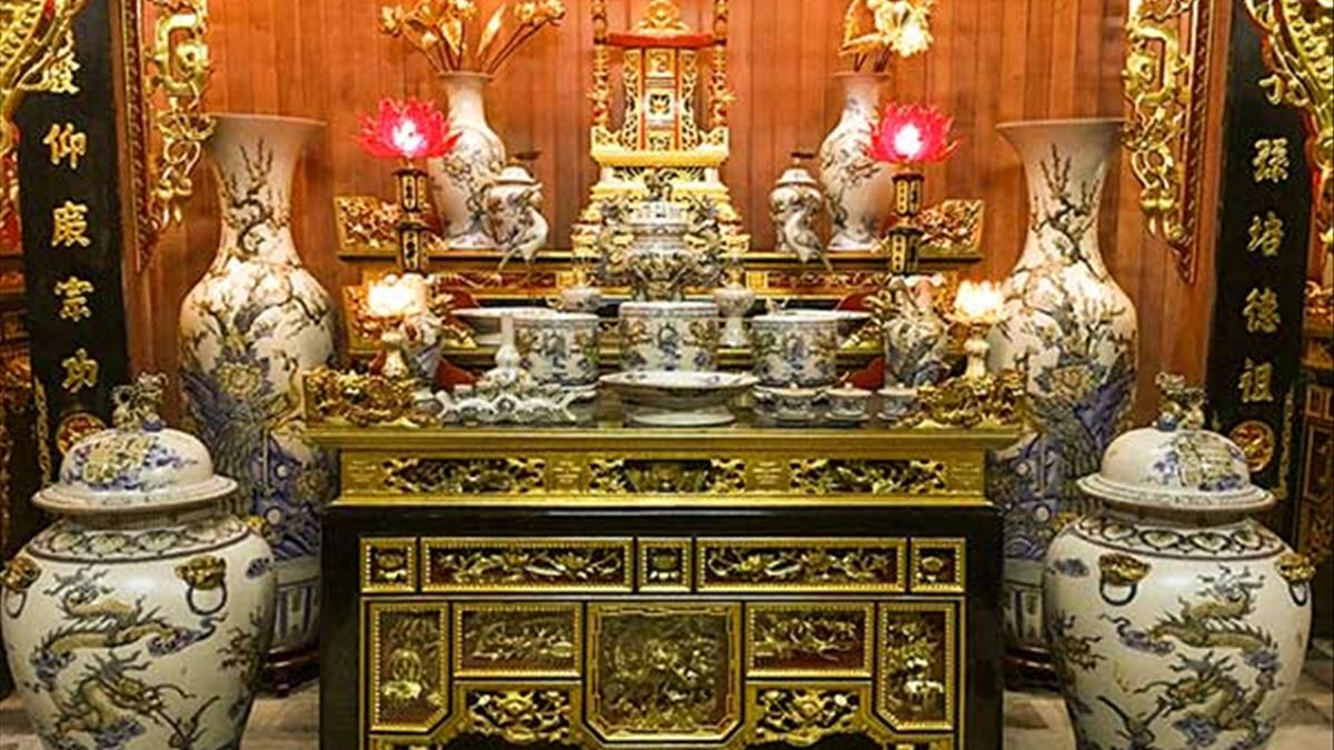 bàn thờ tam cấp, 52+ Mẫu bàn thờ tam cấp đẹp, hiện đại tốt nhất hiện nay , Quạt trần đèn trang trí cao cấp Mr.Vũ