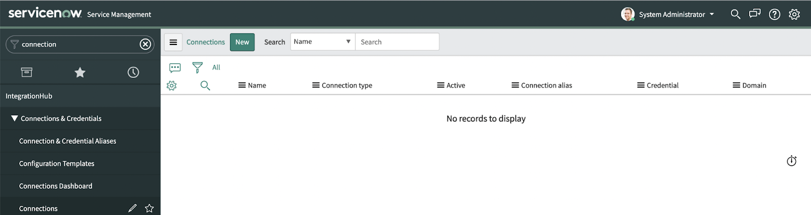 new connection servicenow spoke 