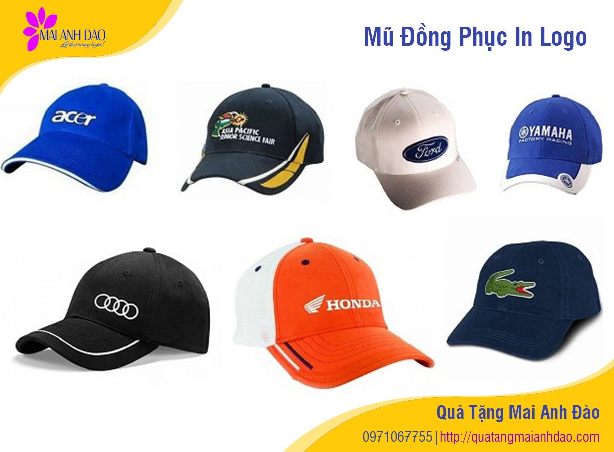 Mũ quà tặng quảng cáo thương hiệu ở Miền Trung