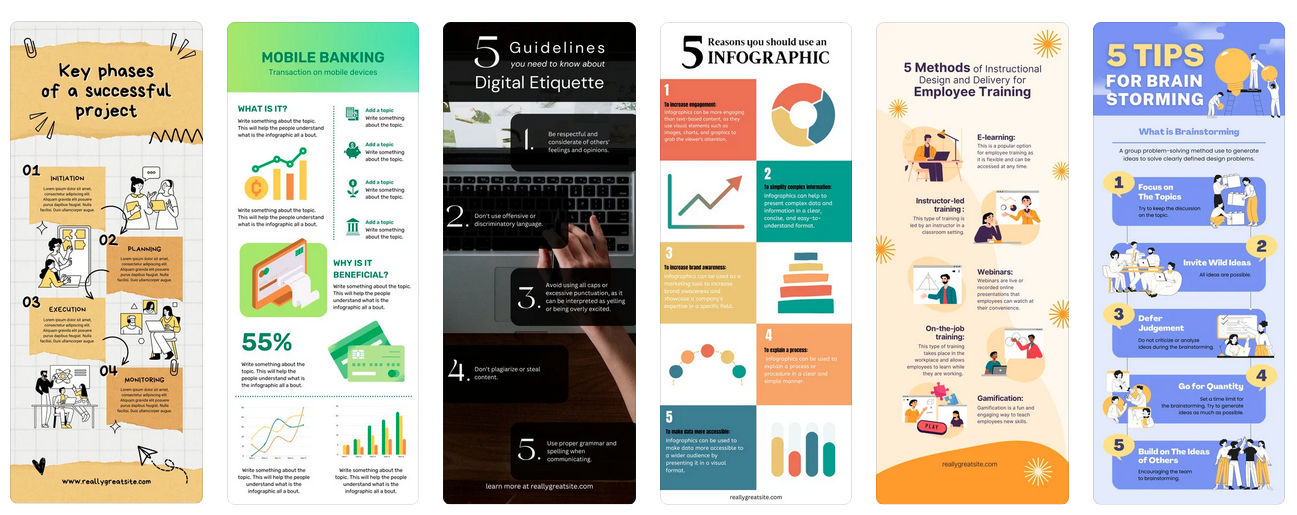 templates for canva infographics 