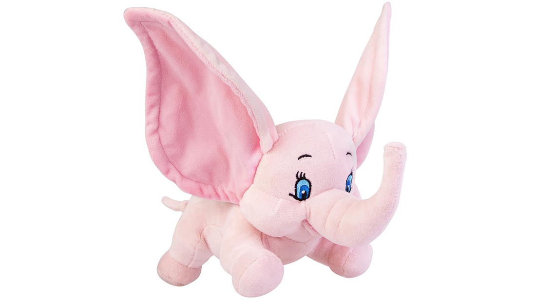 hot pink elephant stuffed animal gift shopping
