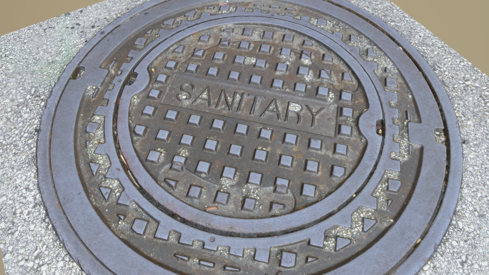 This is what a typical manhole tends to look like. They contribute to our sewer system everywhere.