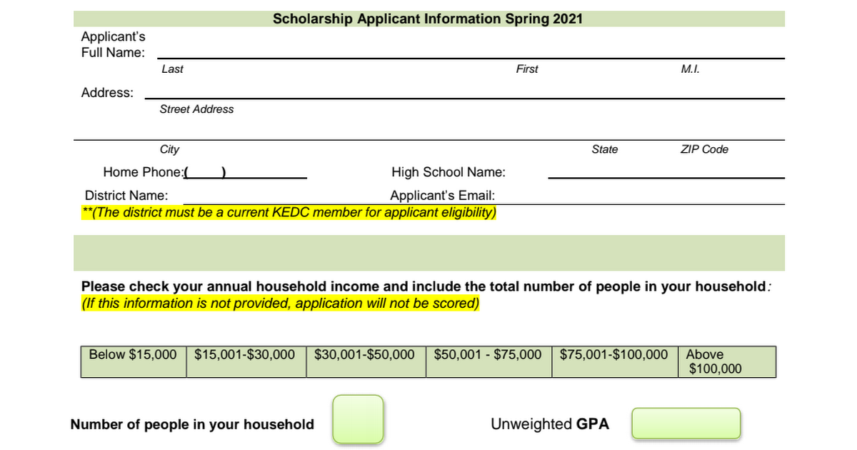 KEDC Scholarship Application 2021.pdf