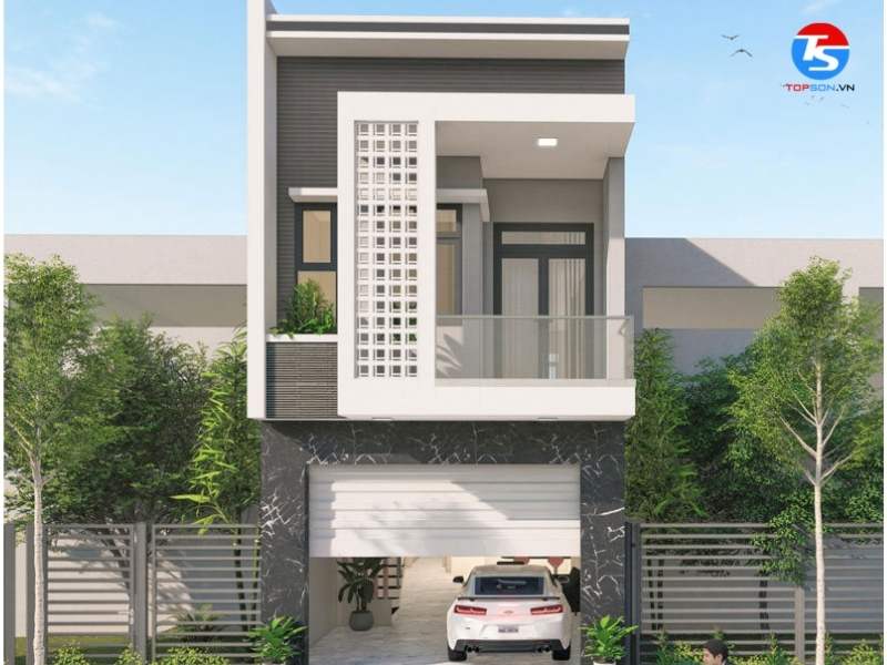 Sơn màu ghi dễ dàng kết hợp với nhiều màu sơn khác nhau